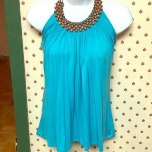 Beaded halter top